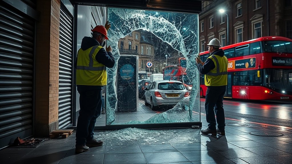Emergency Shop Front Repair Fulham
