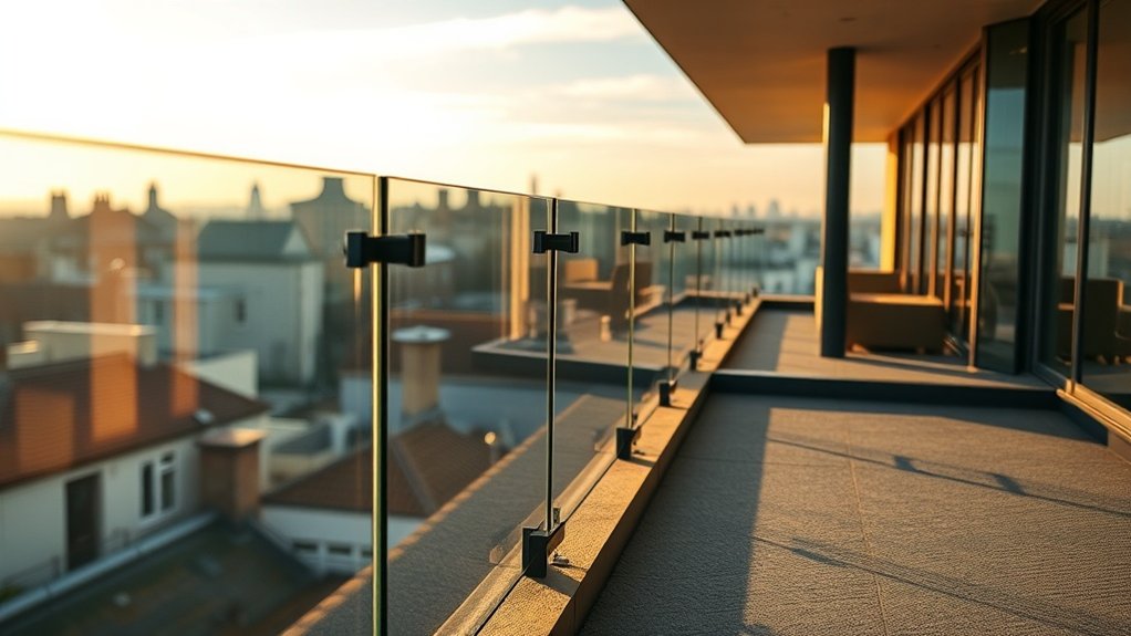 Terrace Glass Balustrades Fulham